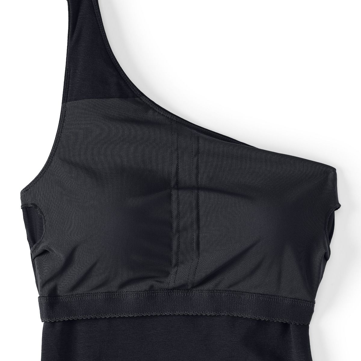Lands' End Women's Slender One Shoulder Top - thumbnail 4