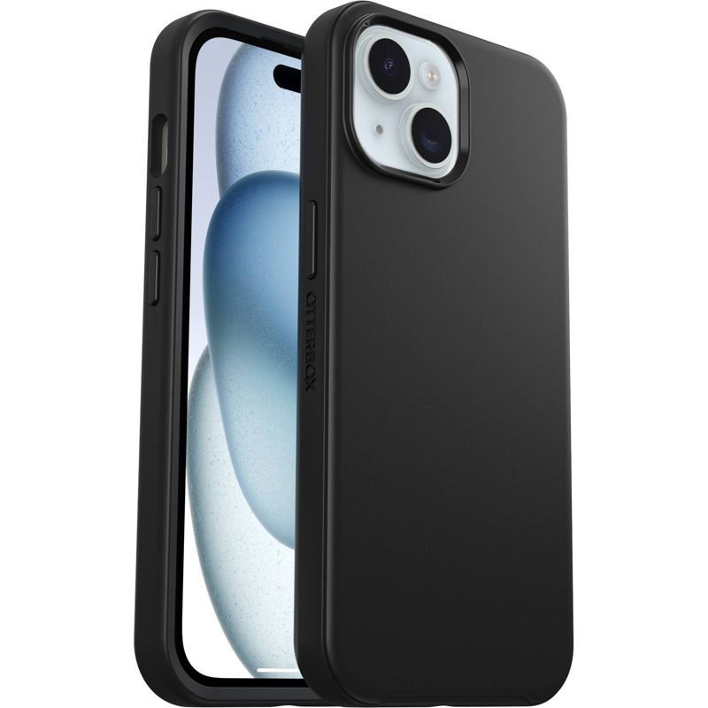 OtterBox Apple iPhone 15/iPhone 14/iPhone 13 Symmetry Series Antimicrobial Case with MagSafe - Black, 4 of 6