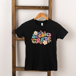 The Juniper Shop Second Grade Flowers Girls' Short Sleeve Tee - 1 of 2