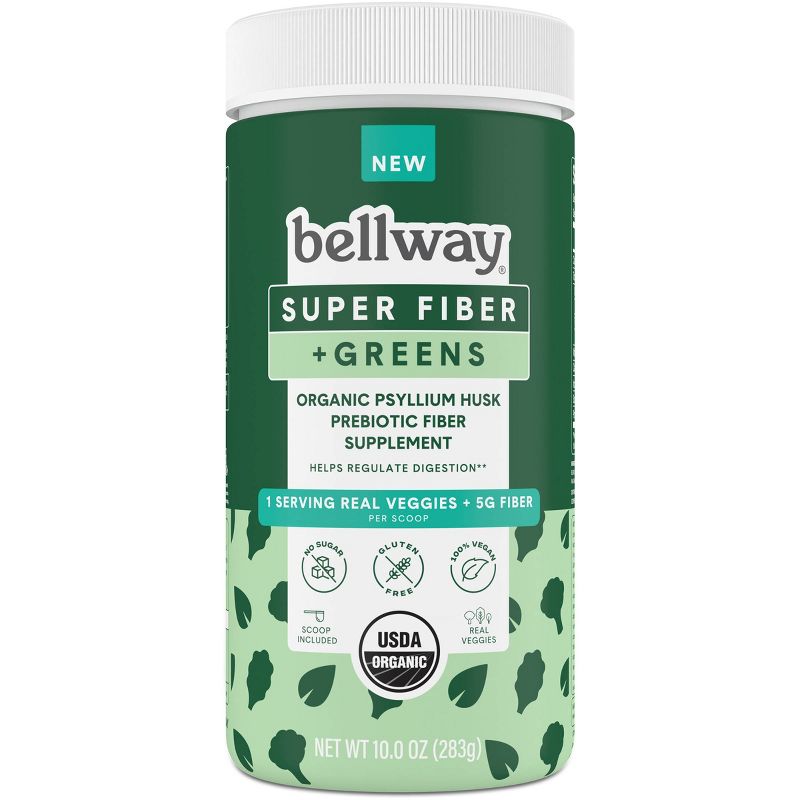 Bellway Super Fiber Digestive Powder - Mixed Greens - 10oz, 1 of 6