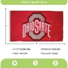 Evergreen Ohio State University 3' x 5' Indoor Outdoor Flag for Home Apartment Dorm Rooms - 3 of 4