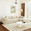Famapy Modern Sectional Sofa Comfort and Style for Contemporary Living Spaces No Assembly Compressed Cotton Couch with Chaise - 4 of 4