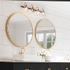 LNC Erharting Polished Gold and Ripple Glass Mason Jar Modern/Contemporary Vanity Lights, 1 Light/ 2 Light/3 Light/4 Light - 4 of 4