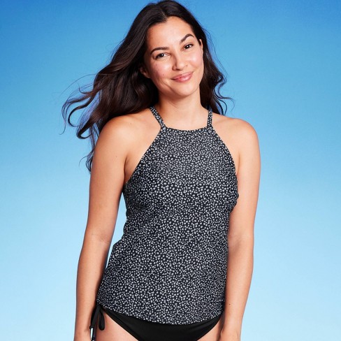 Women's High Neck Tankini Top - Kona Sol™ Black : Target