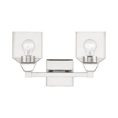 Livex Lighting Aragon 2 - Light Vanity in  Polished Chrome