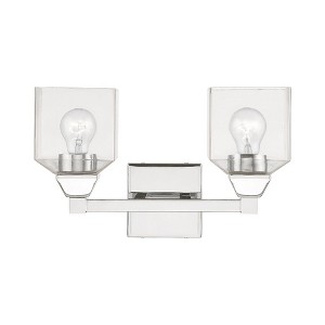 Livex Lighting Aragon 2 - Light Vanity in  Polished Chrome - 1 of 4