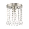 Livex Lighting Elizabeth 1 - Light Flush Mount in  Brushed Nickel - 2 of 4