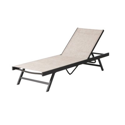 Outdoor Aluminum Adjustable Chaise Lounge Chair - Crestlive Products
