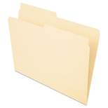 Pendaflex Essentials File Folders 1/2 Cut Top Tab Letter Manila 100/Box 75212