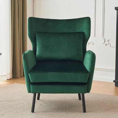 NicBex Accent Chair, Armchair with Upholstered Fabric Comfy Chair for Living Room, Bedroom