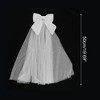 Unique Bargains Hair Clip Wedding Veil White 1 Pc - 2 of 4