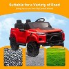 Pink 24V Kids Ride On Truck Car With Remote Control Two Seater Led Lights Mp3 Bluetooth Spring Suspension And Usb Port Pink - 4 of 4