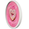 Creative Products Sweet Heart Donut Round Framed Print - 2 of 4