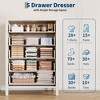 7 Drawer Dresser for Bedroom, Wooden Chest of Dressers for Deep Drawers, Modern Dressers Organizer with Round Handle,TV Stand - 4 of 4