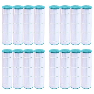 Hurricane 16 Pack HF7489-04 Advanced Pool Filter Cartridge for PA112, Unicel C-7489, Filbur FC-1275, Hayward Super-Star-Clear C-4500, C-4520, CX875XRE - 1 of 4
