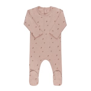 Aurora Classics - Baby Footie/ 1 Piece Pajama - Floral Print Collection - 1 of 2