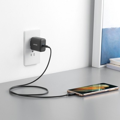 Anker PowerPort III PD 25W USB-C Wall Charger with Foldable Plug - Black