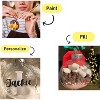 Clear Plastic Flat Fillable Ornaments for Crafts - 12 Pack, 80mm (3.15") Shatterproof Transparent Ornaments for DIY by 4E's Novelty - 4 of 4