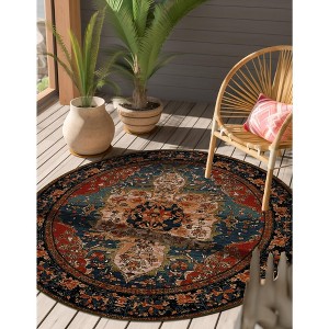 Unique Loom  Outdoor Traditional Area Rug - 1 of 4