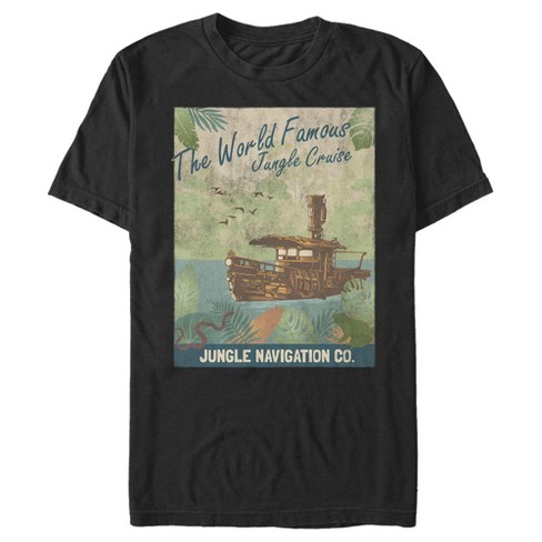 Men's Jungle Cruise La Quila Retro Poster T-Shirt - image 1 of 4