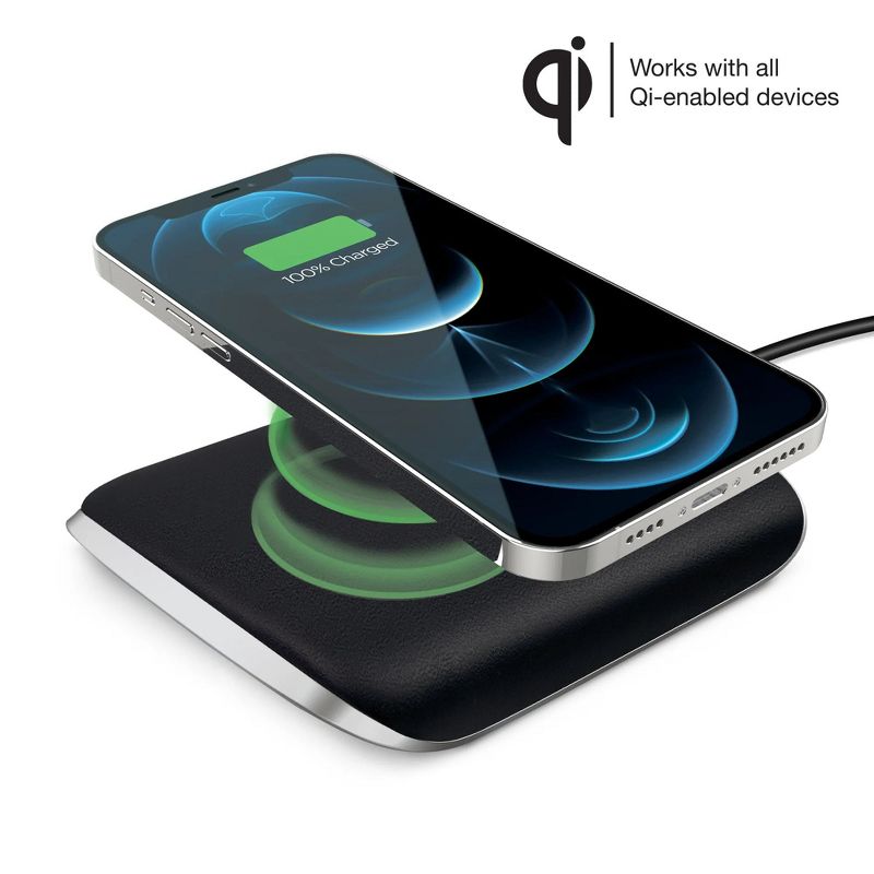 Naztech Power Pad2 15W Wireless Fast Charger | Black, 1 of 10