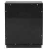 Karl Home 5-Drawer Black MDF 28.35in. W Chest of Drawer - 3 of 4