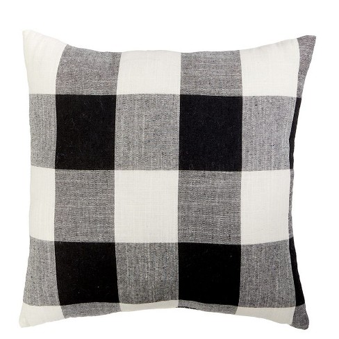 The Lakeside Collection Buffalo Check Decorative Pillows - Black : Target