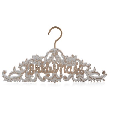 "Bridesmaid" Hanger, White - White - Shiraleah