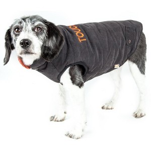 Touchdog (R) Waggin Swag Ultra-Plush Insulated and Reversible Dog Coat - 1 of 4