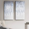 Ridstar Set of 2 Heavily Embellished Canvas Wall Art-White - 4 of 4