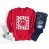 Simply Sage Market Women's Graphic Sweatshirt Football Smiley Face - 3 of 4
