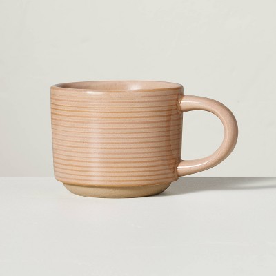 Threshold Quality & Design Stoneware Bamboo Coffee Cup Mug Brown