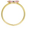 Guili 14K Gold Plated Adjustable Ring with a Colorful Enamel Butterfly, a Sweet & Playful Jewelry Piece for Kids to Wear Every Day - 3 of 3