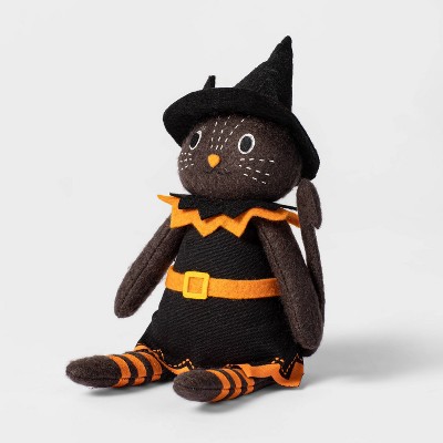 Trick or Treat Cat Witch Halloween Decorative Figurine - Hyde & EEK! Boutique™