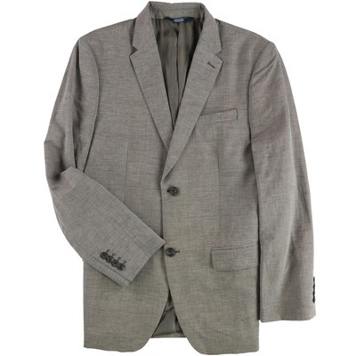 Perry Ellis Mens End On End Two Button Blazer Jacket