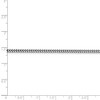 Black Bow Jewelry 2.25mm 14k White Gold Solid Franco Chain Bracelet - 4 of 4