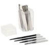 Quality Plugs - 40 Metal Collar Stays for Men Dress Shirts 4 Sizes in Plastic Box - 2 of 4