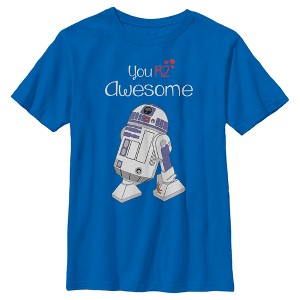 Boy's Star Wars Valentine's Day You R2 Awesome T-Shirt - 1 of 4