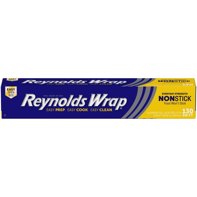Reynolds Wrap Non-Stick Aluminum Foil - 130 sq ft, 1 of 11