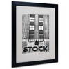 Trademark Fine Art -Yale Gurney 'Wall Street STOCK' Matted Framed Art - 2 of 4