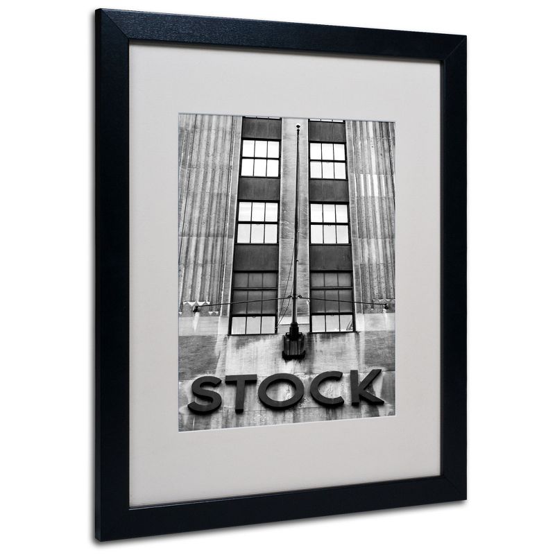 Trademark Fine Art -Yale Gurney 'Wall Street STOCK' Matted Framed Art, 2 of 5