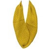 Wrapables Solid Color Warm Winter Knit Infinity Scarf, Mustard_A - image 2 of 3