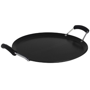 IMUSA 11" Round Carbon Steel Nonstick Comal - Black: Tortilla Griddle, Gas & Electric Compatible, Hand Wash - 1 of 4