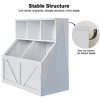 Kid's Toy Storage Organizer, Toy Storage Cabinet with Toy Shelf,Toddler Bookshelf,Kids Bookshelf and Toy Storage,Playroom,Nursery,Classroom,Daycare - 4 of 4