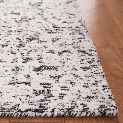 Metro Black and Ivory Hand-Tufted Wool Area Rug