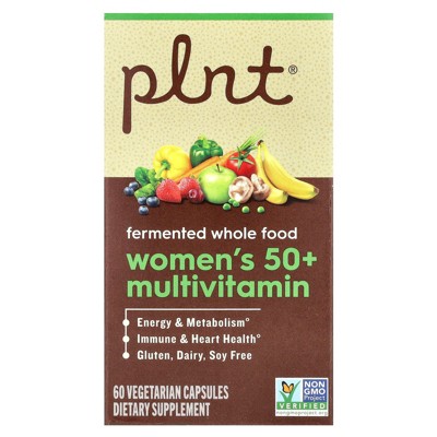 Plnt Women's 50+ Multivitamin, 60 Vegetarian Capsules