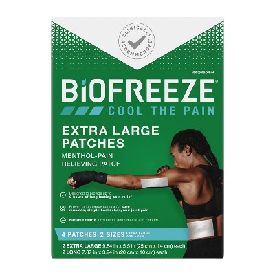 Biofreeze Extra Large Patch - 4pc