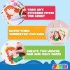 Joyfy 24 Pcs Art Kit for Kids 3-7 Make a face Stickers  Princess Stickers, Party Favors Kids Crafts, Goodie Bags Creative DIY Activity Toy 9x6 Inch - 4 of 4