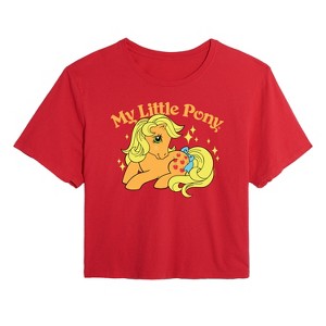 Women's - My Little Pony - Applejack Logo Cropped Graphic T-Shirt - 1 of 4