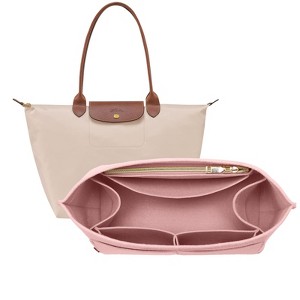 Generic Purse Organizer Insert for Longchamp Le Pliage, Premium Felt Long Champ Bag Handbag - 1 of 4